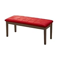Amazon｜関家具 ベンチ 幅97×奥行37×高さ44cm 合皮張り ナチュラル